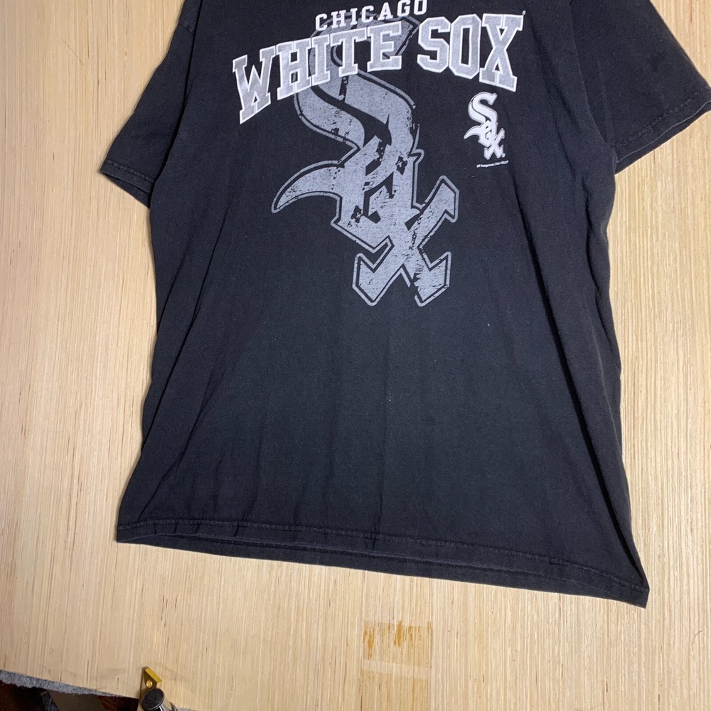 Chicago White Sox Shirt Adult Extra Large Black Short Sleeve Men's Graphic Print - Picture 7 of 16